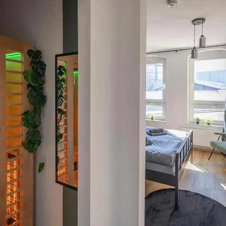 Daire Farb-reich - Sauna, Netflix, Nespresso, Zentral Chemnitz